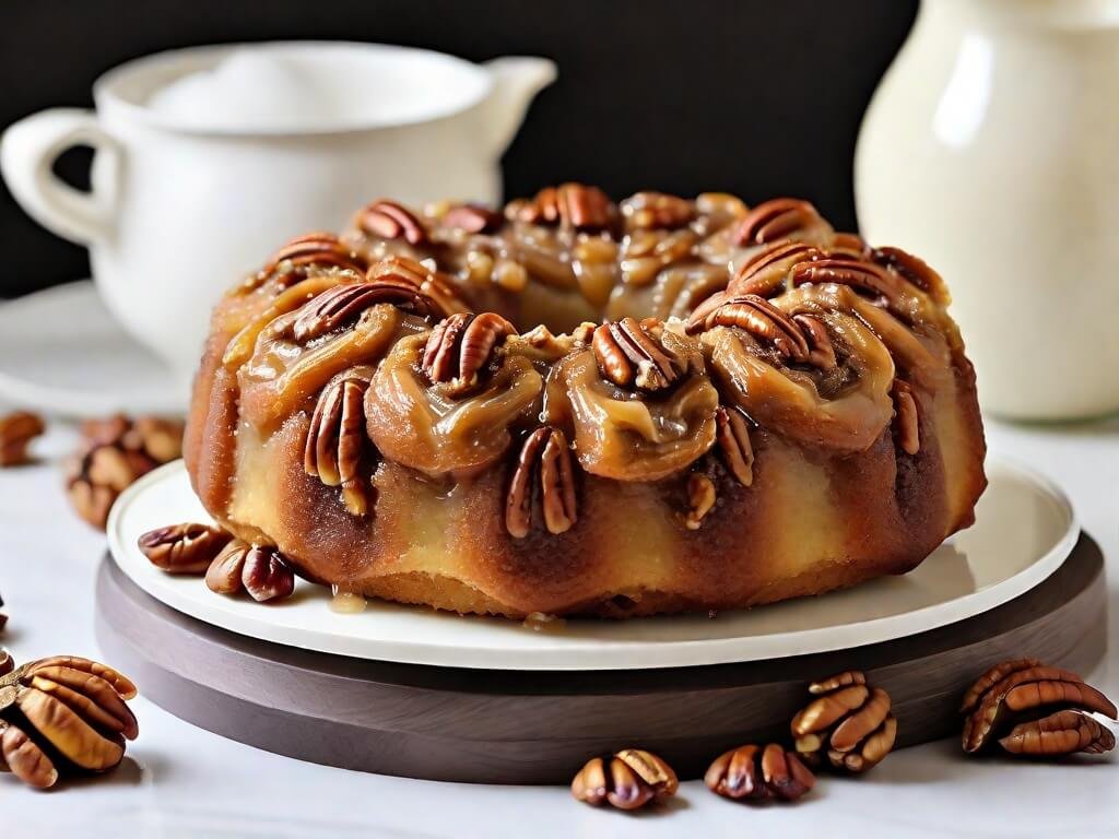 Baking the Perfect Pecan Upside Down Bundt Cake