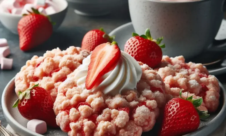 Strawberry Crunch Cookies