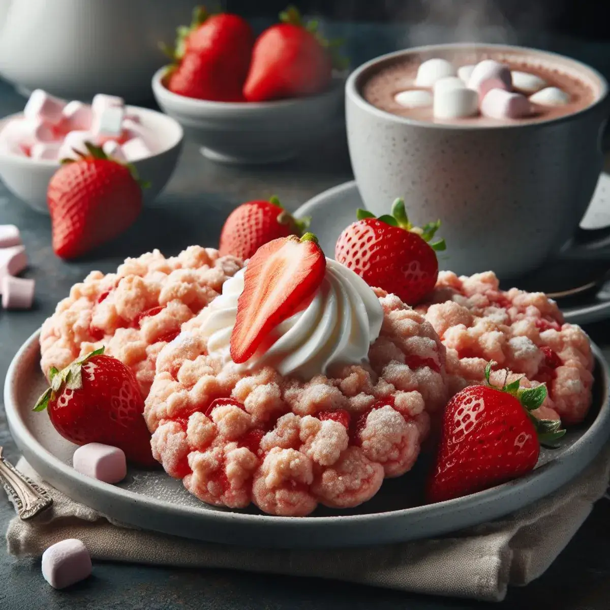 Strawberry Crunch Cookies