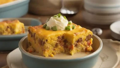 Cowboy Cornbread Casserole