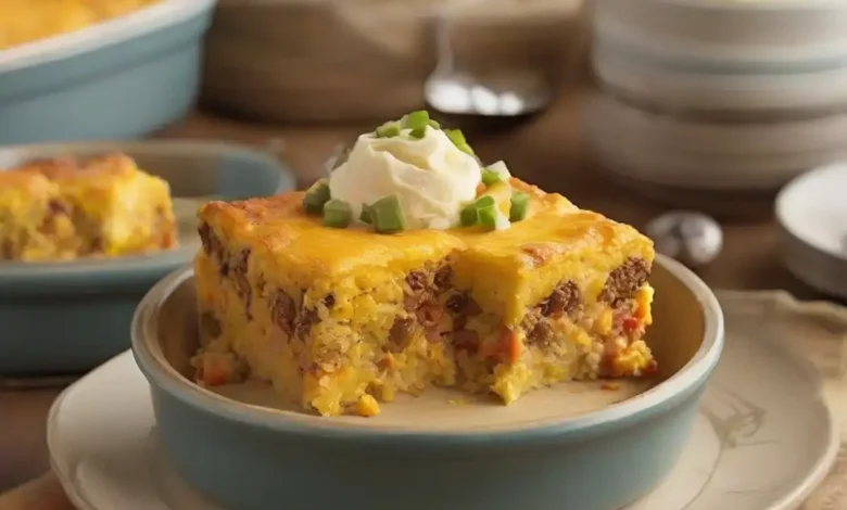 Cowboy Cornbread Casserole