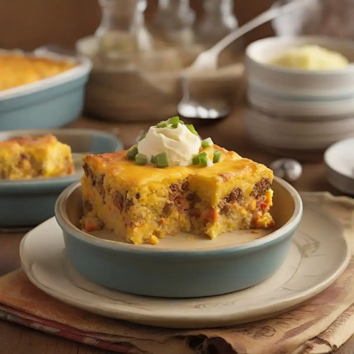 Cowboy Cornbread Casserole