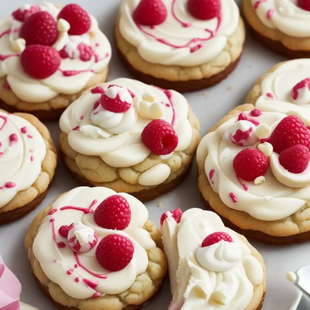 What is the recipe for Subway raspberry cheesecake cookies