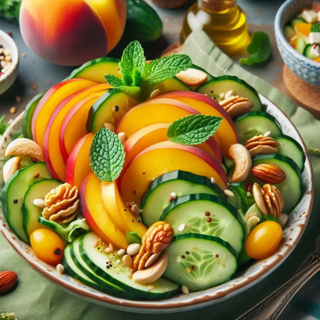 Best Complementary Dishes with Cucumber Peach Salad