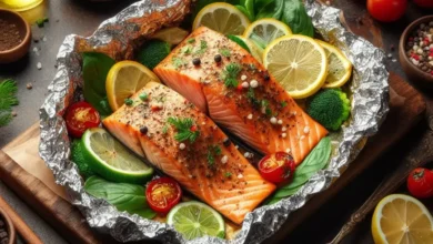 Salmon Foil Packets