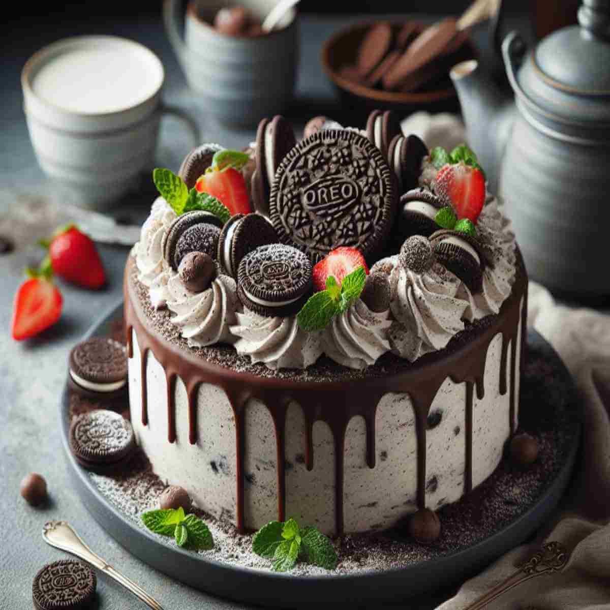 This Homemade Oreo Ice Cream Cake Will Knock Your Socks Off