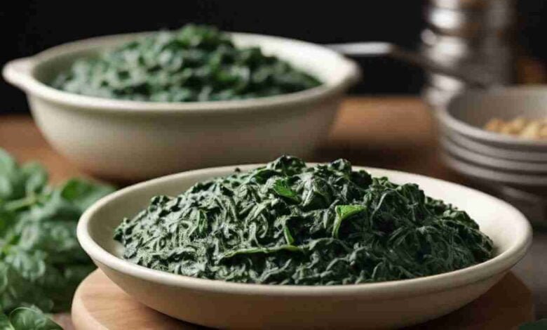 Vegan Creamed Spinach Recipe