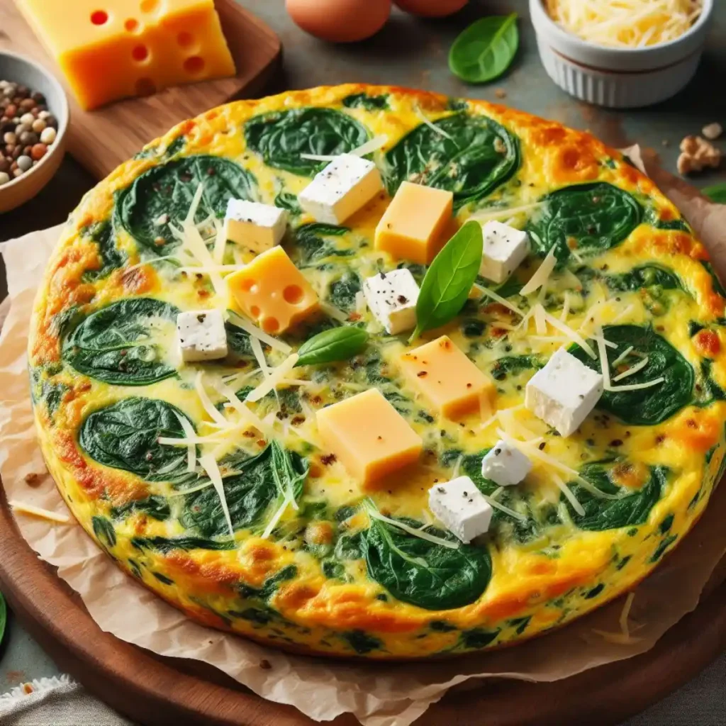 Easy Spinach Frittata Recipe  Wholesome Kitchen Favorites