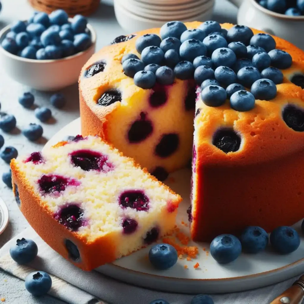 Simple Blueberry Cake Recipe