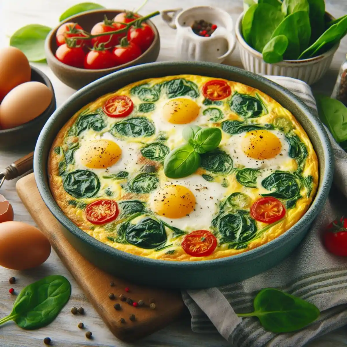 Spinach Frittata Recipe